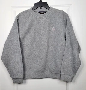 Vintage Fleece Boxy Sweatshirt Early Winters Damen S Polartec grau USA 90er - Bild 1 von 8