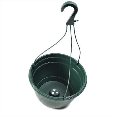 ONE STOP PLANT SHOP 25cm diameter Teku plastic Hanging Pots / Baskets / Hanging Flowerpots