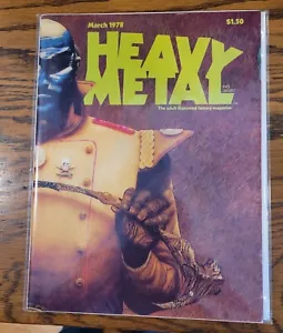 HEAVY METAL MAGAZINE March 1978 PRETTY GOOD CONDITION SEE PIC - Picture 1 of 1