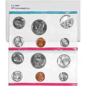 1979 Uncirculated Coin Set U.S Mint Original Government Packaging OGP - Picture 1 of 1
