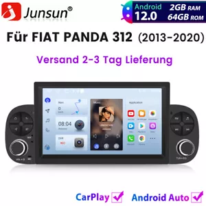 Für FIAT PANDA 312 2013-2020 Carplay Autoradio GPS NAVI BT DAB+ Android12 2+64GB - Bild 1 von 12