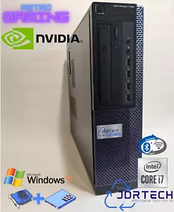 Retro Gaming Windows XP Intel Core i7 SSD Nvidia GPU WIFI BT Optiplex 790 DT - Zdjęcie 1 z 6