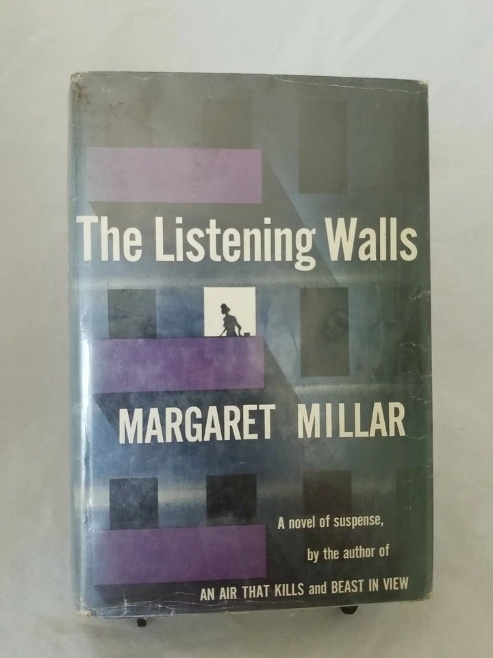The Listening Walls by Margaret Millar 1959 Hardcover 1st Edition Ex-Library - Image 1 of 4
