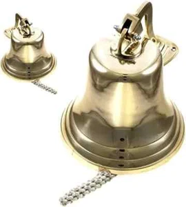 11"  Nautical Brass Ship Bell Polished Premium Nautical Maritime Boat's Bell - Picture 1 of 3