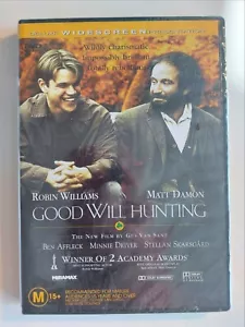 Good Will Hunting WIDESCREEN EDITION (Region 4 DVD) Brand New & Sealed, FreePost - Picture 1 of 2