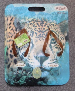 WOMEN'S SIZE 7 to 7 1/2 COSTA RICA NATIVAS FLIP FLOPS THONGS NEW + KEYCHAIN - Picture 1 of 8