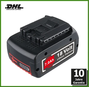 18V 7,0Ah Akku für Bosch Professional GBA GSR GSB BAT618 BAT609 BAT610 BAT620 DE - Bild 1 von 4