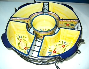 Temp-tations 6 Stück Tara Alte Welt Gelb Servier Backformen Metall Rest Tablett - Bild 1 von 5