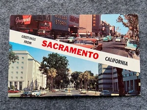 Saluti da Sacramento California cartolina d'epoca - Foto 1 di 2