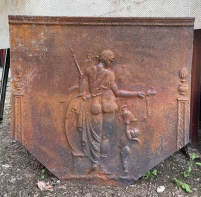 Plaque de cheminée - Photo 1/4