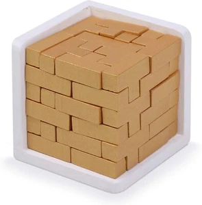 Original 3D Wooden Brain Teaser Puzzle: Engaging 3D Puzzle Box for Kids 8-12 ... - Picture 1 of 7
