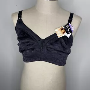 New Bali Bra 40D Black Full Coverage Lift Spa Colsure Wireless Style DF3372 - Picture 1 of 5