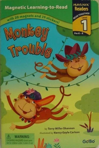 Monkey Trouble: Magnetic Learning-to-read  Level 1 -Pre-K-K Board book 2007 - Image 1 of 1