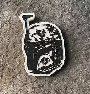 Boba Fett (bianco e nero) toppa morale PVC - Foto 1 di 1