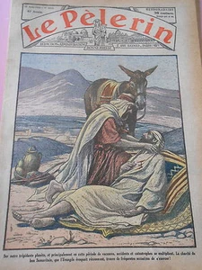 La Charité du bon Samaritaon Evangile Ane Dessins Print 1934 - Picture 1 of 1