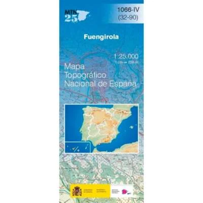 Spain map 1066-IV (1066-4): Fuengirola hiking walking topographic 1:25K