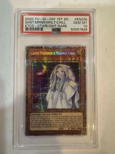 Ghost Mourner & Moonlit Chill Starlight Raro PSA 10 ETCO-EN036 1ª Edición - Imagen 1 de 2