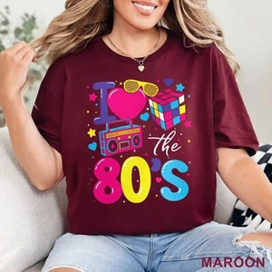 I Love The 80'S Shirt, 80S Party Shirt, 80S Trip Shirt, 201452 - Picture 1 of 24