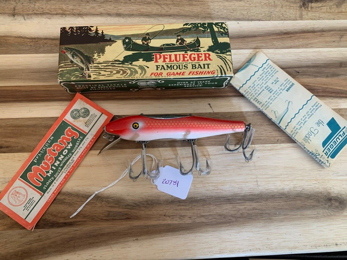 Pflüger Original Vintage Crankbait Vintage Fishing Lures for Pflüger Original Vintage Crankbait Vintage Fishing Lures for