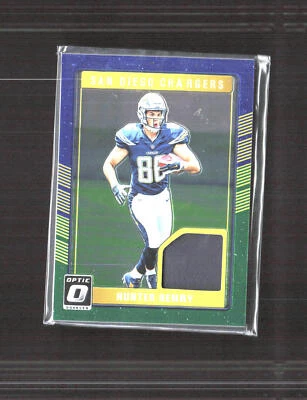 2016 Donruss Optic #DRT-HH Hunter Henry Rookie Threads Blue And Green - Image 1 of 2