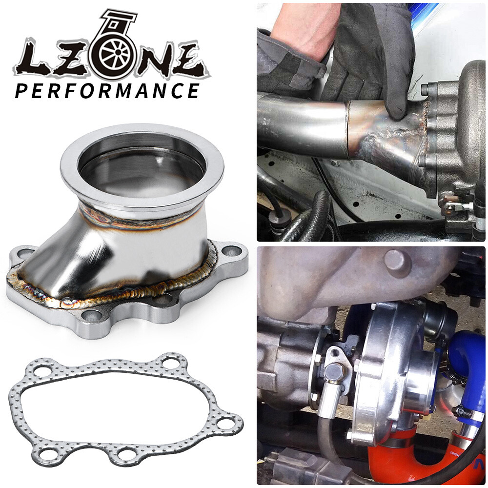 5 Bolt Flange to 3 Inch 76mm V-Band Adapter For T3 T4 Turbo