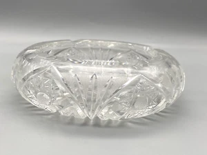 Vintage Lead Crystal Big Ashtray - Picture 1 of 8