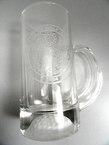 United States Golf Association Glass Beer Mug/Stein Golf Ball Base Cover