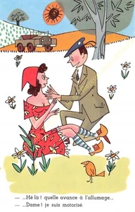 Cartolina Humour Militaire Illustratore Edit Noce n3 - Picture 1 of 2