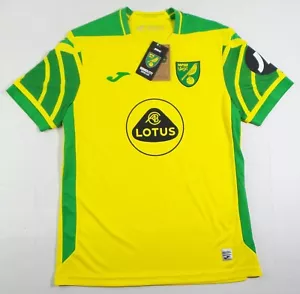 Nueva camiseta de fútbol Joma 2021-2022 Norwich City F.C talla para hombre mediana M - Imagen 1 de 7