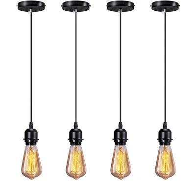 Промышленный мини-подвесной светильник Elibbren в комплекте E26 E27 основание Edison винтажный стиль... - Изображение 1 из 4