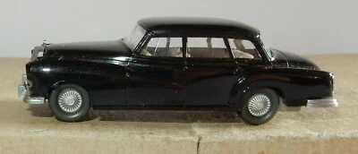MICRO WIKING HO 1/87 MERCEDES BENZ 300 LIMOUSINE 1954 Nera Interno Grigio - Immagine 1 di 4