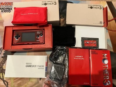 NINTENDO GAME BOY Advance Micro Console MOTHER 3 Limited Model W/Box Software - Image 1 of 4