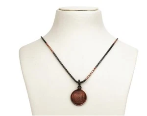 Pratyangira Yantra Copper Locket/ Pratyangira Locket In Copper Chain Large - Picture 1 of 2