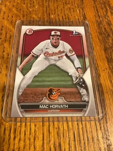 2023 Bowman Draft - Mac Horvath #BD-90 Rookie Orioles - Picture 1 of 4