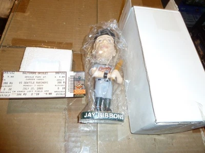 2004 Jay Gibbons MLB Baltimore Orioles Bobblehead, SGA 2002, W Ticket and Box - Image 1 of 4