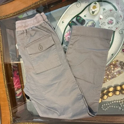 Crewcuts Everyday Boys Pants Size 7 Gray Elastic Waist Casual J.Crew Kids - Image 1 of 4