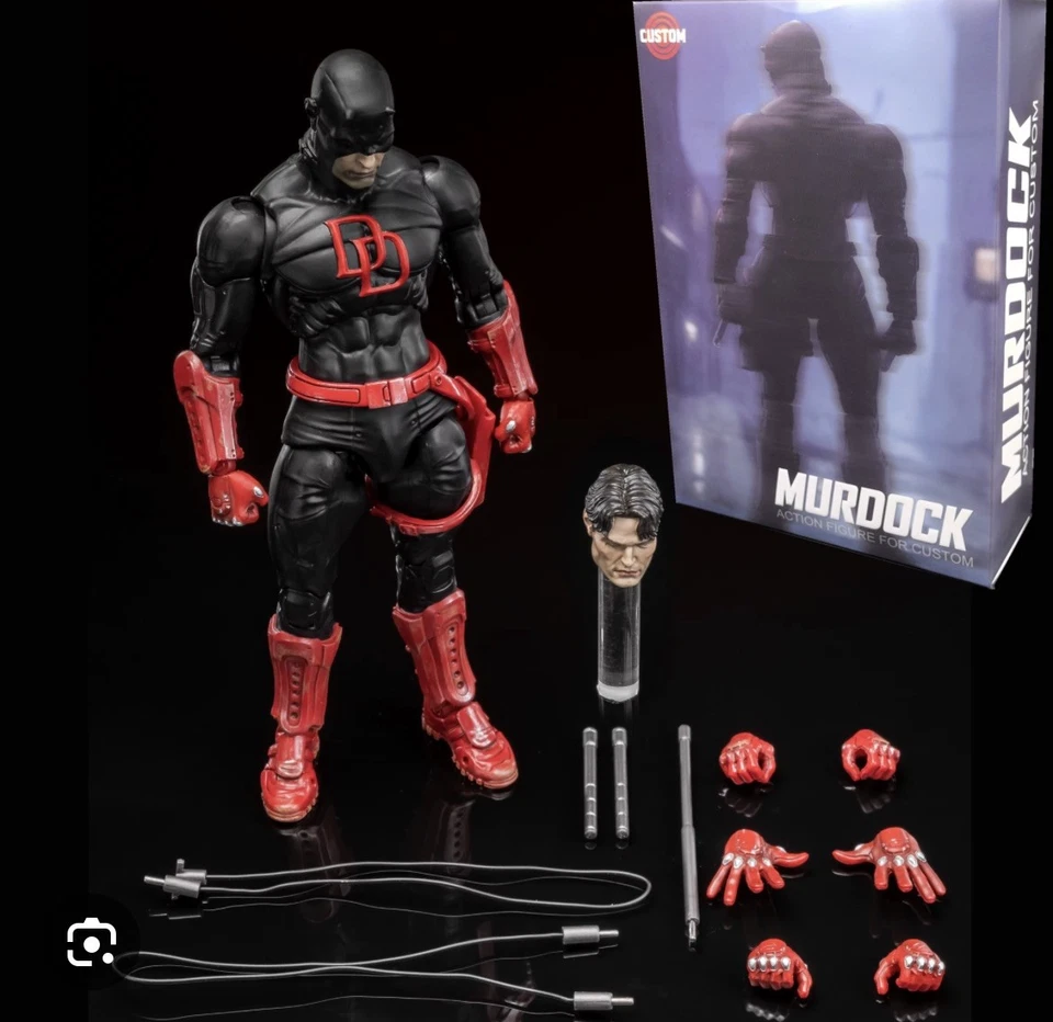 Figura de acción Flef Toys Black Daredevil Foto 1 de 1