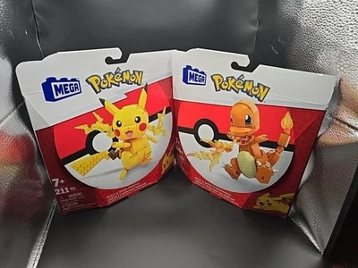 Mega Pokémon Construir y Mostrar Pikachu y Charmander Nuevo Foto 1 de 4