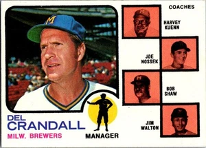 Brewers Field Leaders (Del Crandall) 1973 Topps #646 - Bild 1 von 2