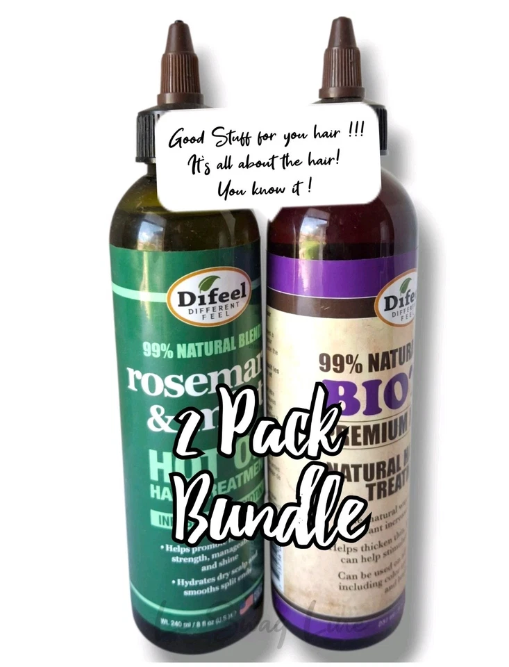 2 pck Aceite D Romero Menta  Biotina Natural Evitar Caida Cabello Hairfall  - Image 1 of 4