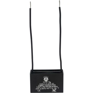 Appli Parts Fan Capacitor 5.5 mfd (microfarads) uf 250 VAC with 2 Wire Terminal - Picture 1 of 7