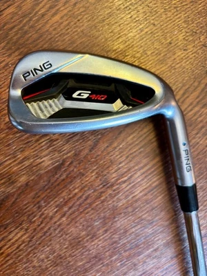 Ping G410 PW blue dot steel AWT 2.0 S-flex Golf Pride midsize grip Good - Image 1 of 4