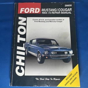 Chilton Ford Mustang and Cougar, 1964-73 Repair Manual 26600 - Bild 1 von 7