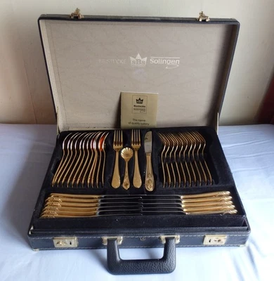 Bestecke Solingen Cutlery Gold Plated - Image 1 of 4