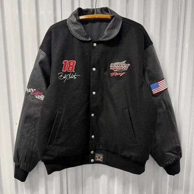 Chaqueta de Carreras JH DESIGN NASCAR Reversible Baterías Interestatales Bobby Labonte #18 Foto 1 de 4
