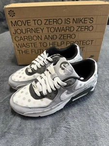 Nike Air Max 90 NRG Venn Diagram - Grey Fog Polka- Youth Size 7 - Picture 1 of 8