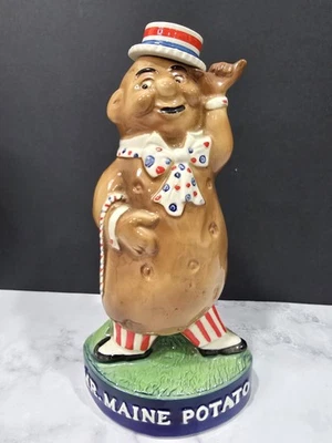 Vintage 1973 Ezra Brooks #185 Mr. Maine Potato Figural Decanter- Empty - Image 1 of 4