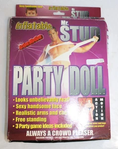 NOS Aufblasbare Mr STUD Party Puppe Action Bewegung VERSIEGELT in BOX Junggesellinnenabschied - Bild 1 von 15
