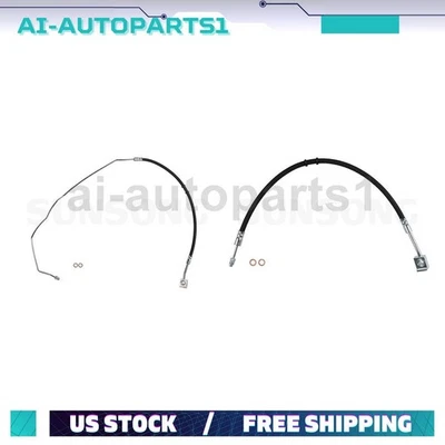 Kit de manguera hidráulica de freno delantero izquierdo y derecho 2 piezas para Ford F-100 1976 4x4 Foto 1 de 4