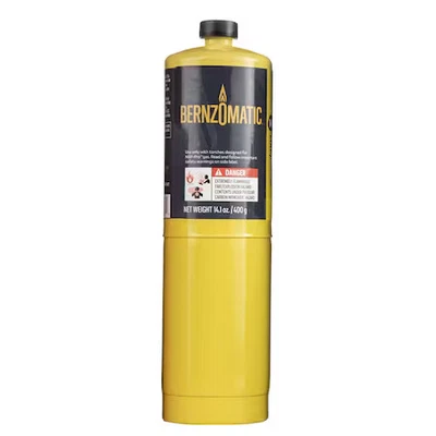 Bernzomatic 333668 Fuel Cylinder, 14.1 Oz Map-Pro Hand Torch Cylinder, Cga 600 - Image 1 of 4